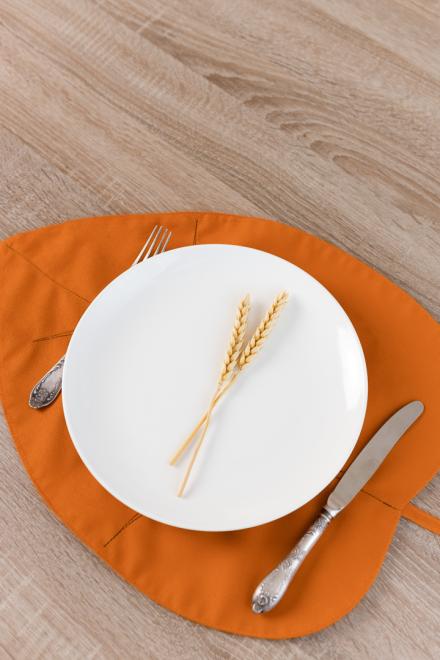 Підтарельник Лист теракот