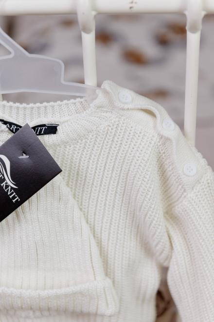 Набір для малюків з шапочкою Happy молочний