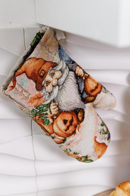 Гобеленова рукавичка Гарбузові гноми
