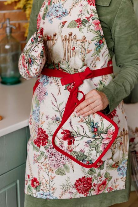 Гобеленова прихватка для гарячого Гуси