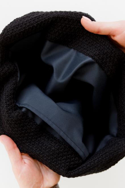 Сумка в'язана Boho чорна