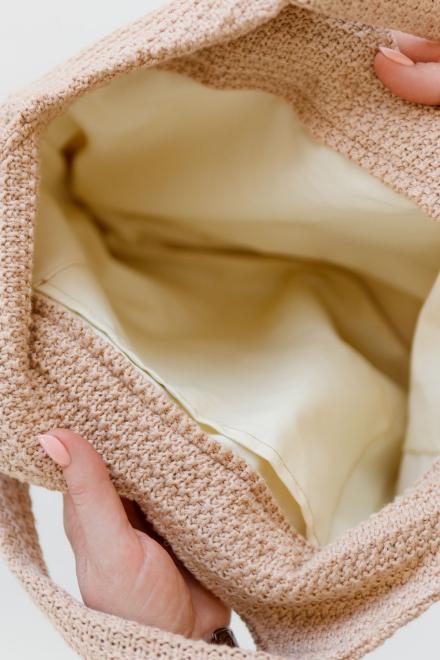 Сумка в'язана Boho бежева