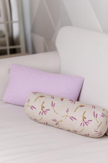 Декоративна подушка валік Лаванда