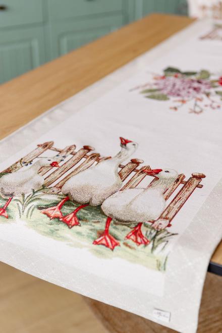 Доріжка на стіл Гуси