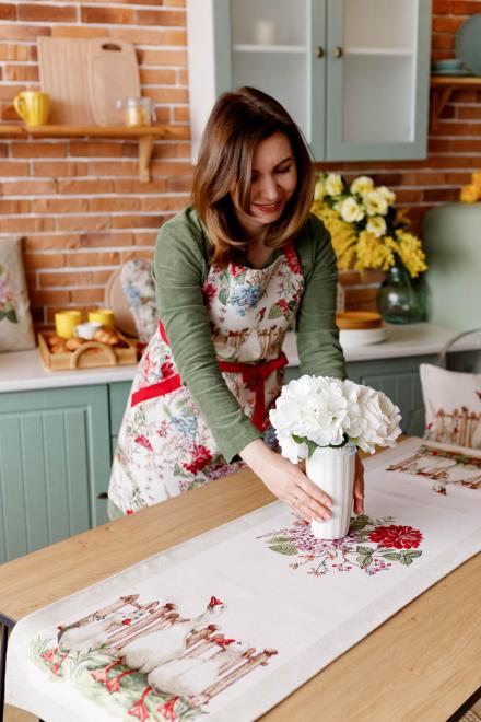 Доріжка на стіл Гуси