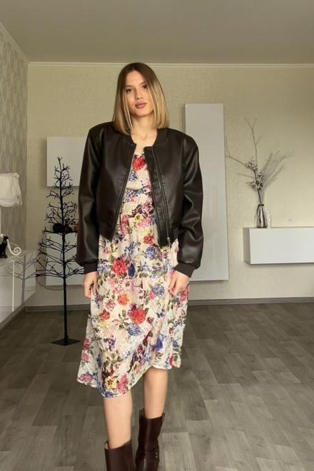 Летнее платье женское Цветочное кружево