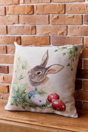 Великоднева декоративна подушка  Веснянка Заєць