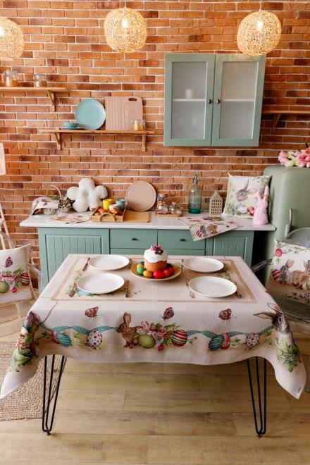 Великодня скатертина на стіл Веснянка