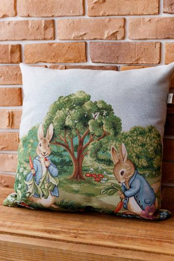 Гобеленова декоративна подушка Галявина Пара