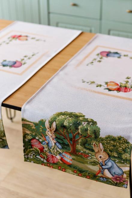 Гобеленова доріжка на стіл Галявина