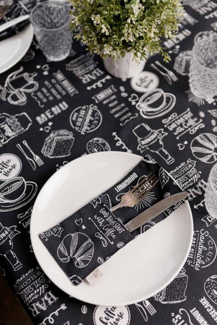 Чохол для столових приладів Breakfast black