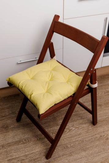 Подушка на стілець MANCHESTER лимонна