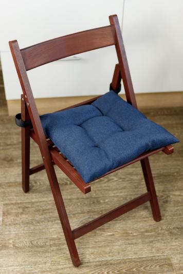 Подушка на стілець LEON синя