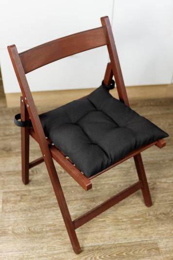 Подушка на стілець LEON чорна