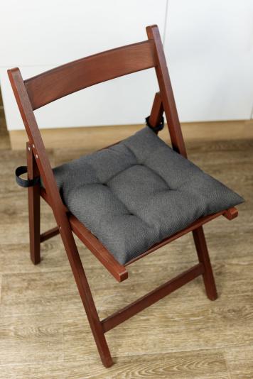 Подушка на стілець LEON графітова