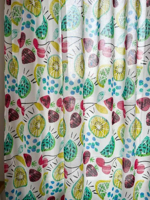 Готова гардина Red cherries