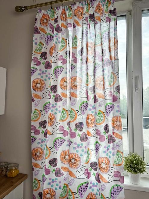 Комплект гардин Violet cherries