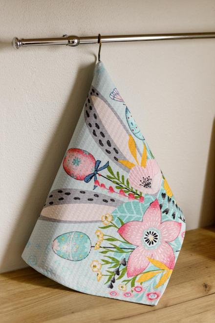 Пасхальное вафельное полотенце Светлой Пасхи