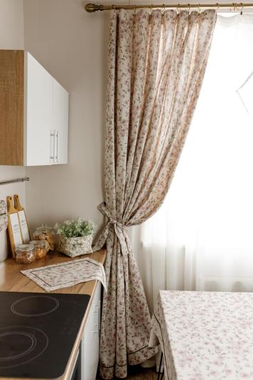 Готова штора 1 од. Тереза квіточки Готова штора 1 од. Тереза квіточки