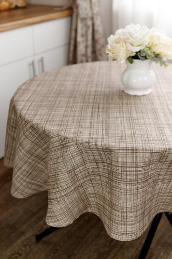 Кругла скатертина на стіл Тереза Клітинка