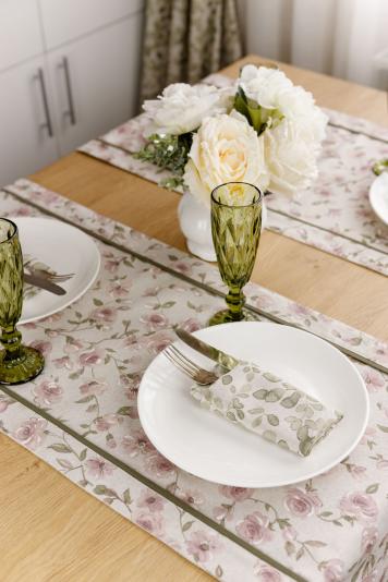 Доріжка на стіл Тереза з подвійним кантом