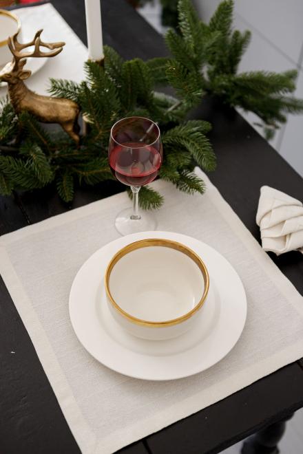 Серветка святкова Перлина Біла