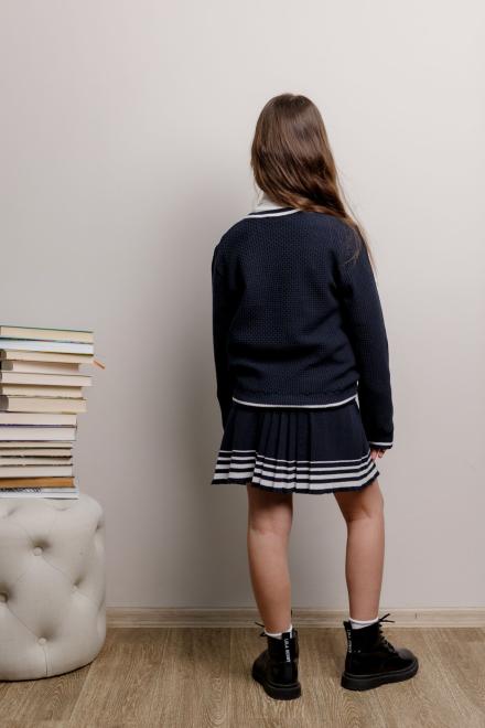 Детская кофта Герда Темно-синя