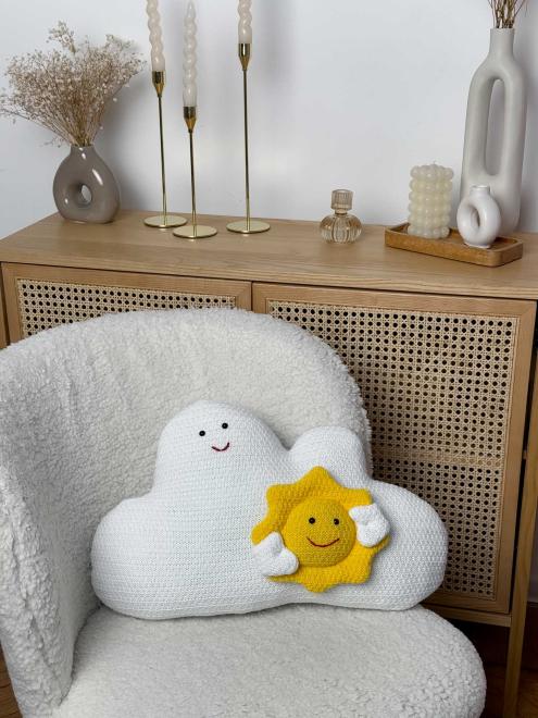 Декоративна іграшка Хмаринка з сонечком