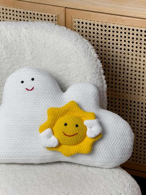 Декоративна іграшка Хмаринка з сонечком