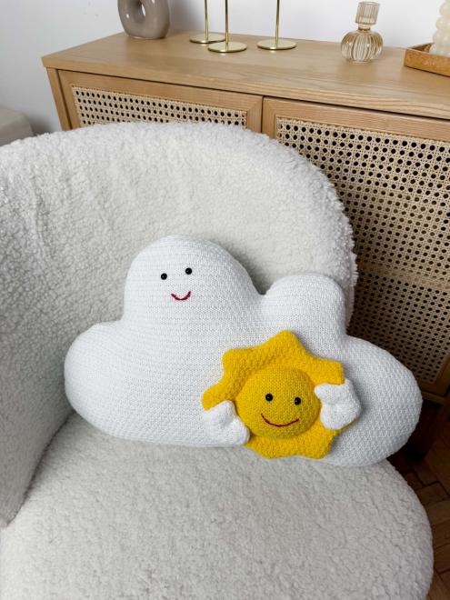 Декоративна іграшка Хмаринка з сонечком