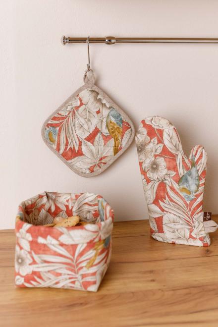 Універсальний кошик для зберігання Пташка на теракоті