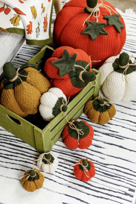 Декоративний виріб Гарбуз охра