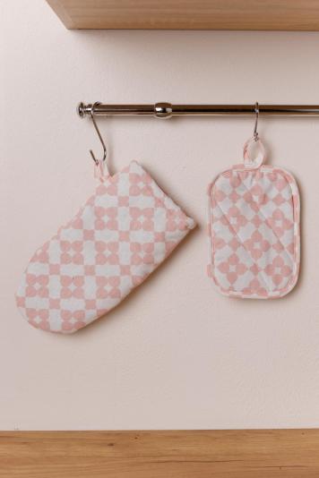 Набір рукавиця та прихватка Зефір Набір рукавиця та прихватка Зефір