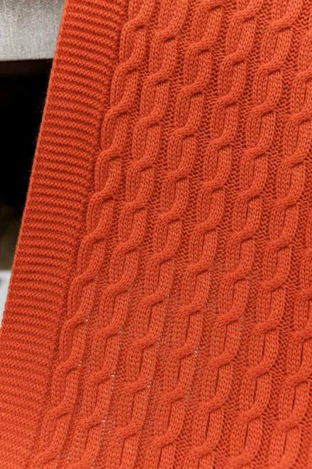 Плед Happy Fall  Kosa Помаранчевий