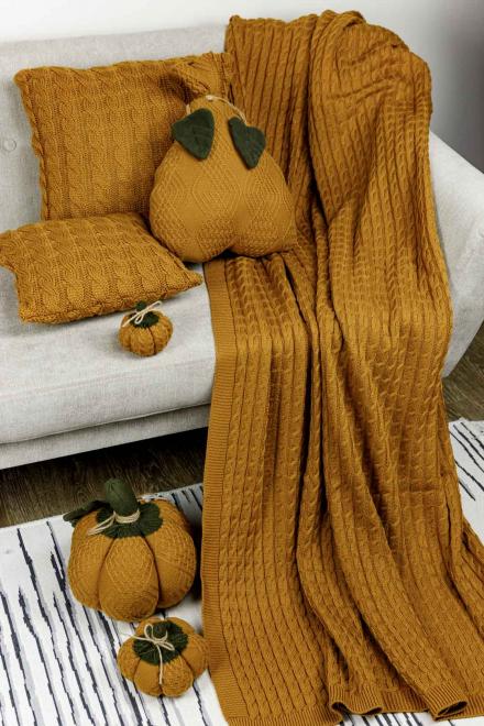 Декоративний виріб Подушка-груша охра