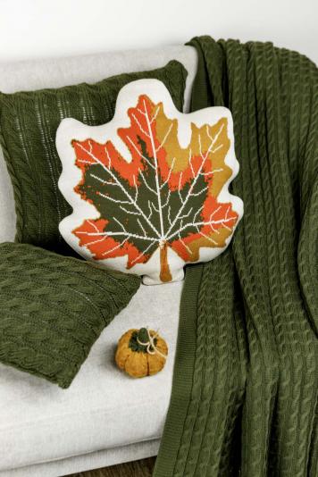 Декоративний виріб Подушка-лист