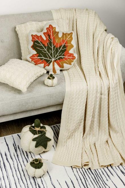 Декоративний виріб Гарбуз молочний