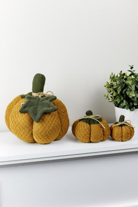 Декоративний виріб Гарбуз охра