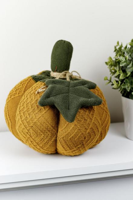 Декоративний виріб Гарбуз охра