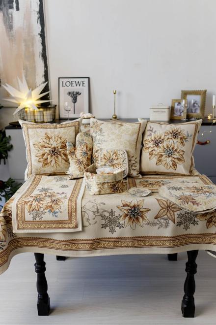 Гобеленова новорічна прихватка Золоте свято