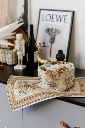 Новорічний кошик універсальний Золоте свято Новорічний кошик універсальний Золоте свято