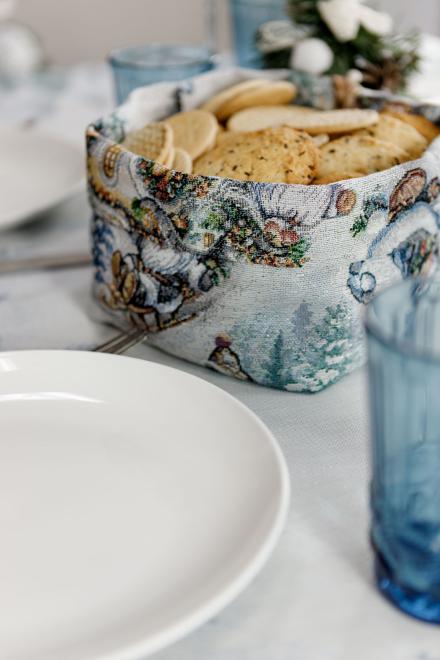 Новогодняя корзина универсальная Сказочные гномы