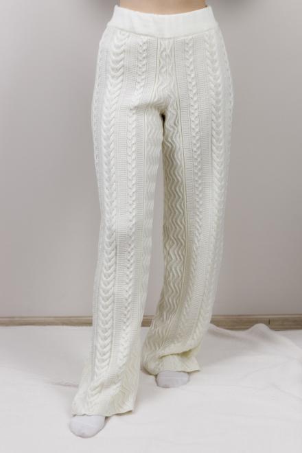 Штани з візерунком Молочні