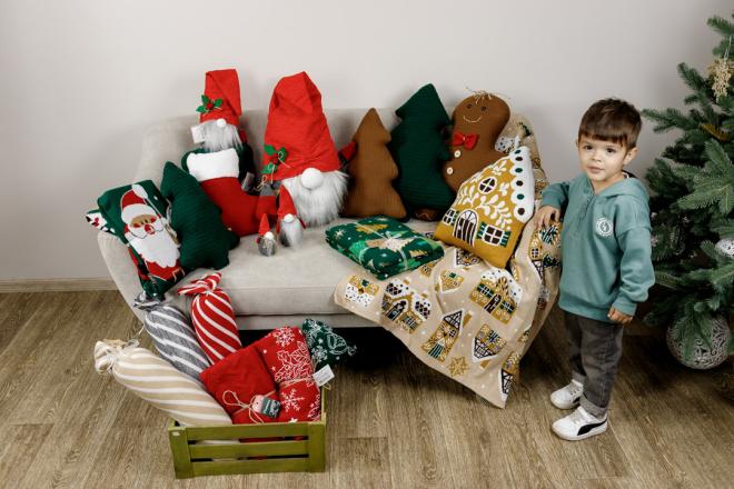 Декоративний виріб подушка Пряник