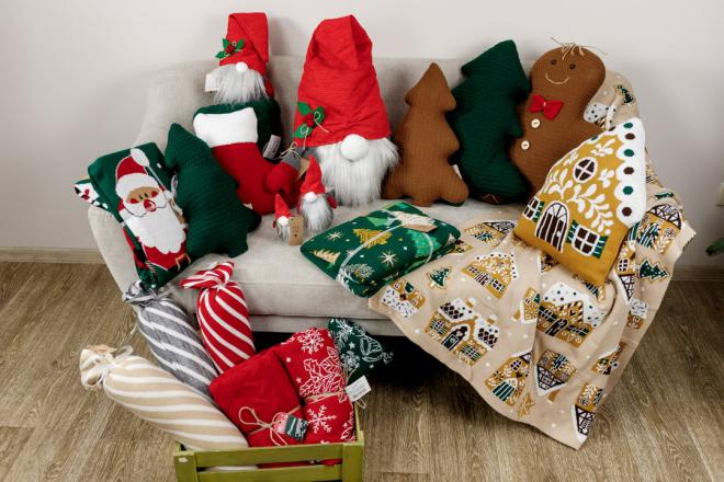 Декоративний виріб Ялинка зелена з візерунком