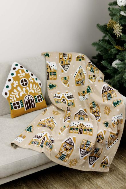 Декоративна подушка Імбирний будиночок