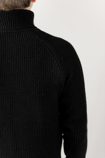 Чоловічий гольф светр чорний