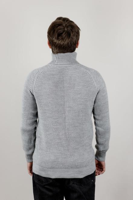 Чоловічий гольф светр сірий