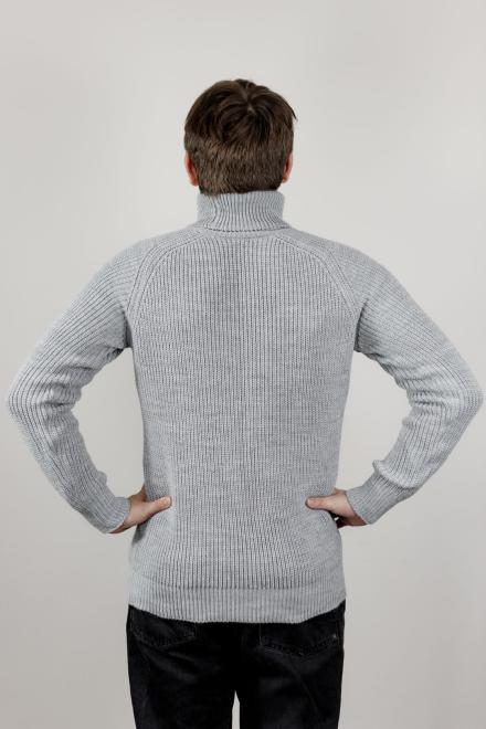 Чоловічий гольф светр сірий
