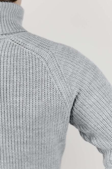 Чоловічий гольф светр сірий